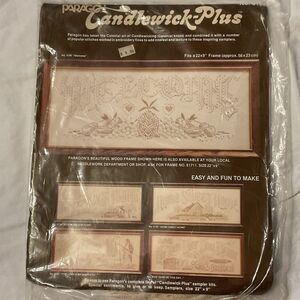PARAGON Candlewick-Plus Embroidery Kit in Cream and Brown